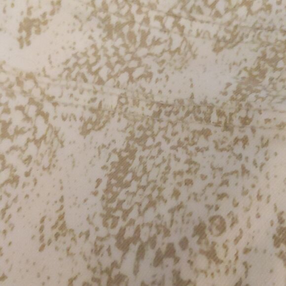 Paige Hoxton Ankle jeans, in Sonoran Snake print, cream & tan, sz 26 - Picture 9 of 9